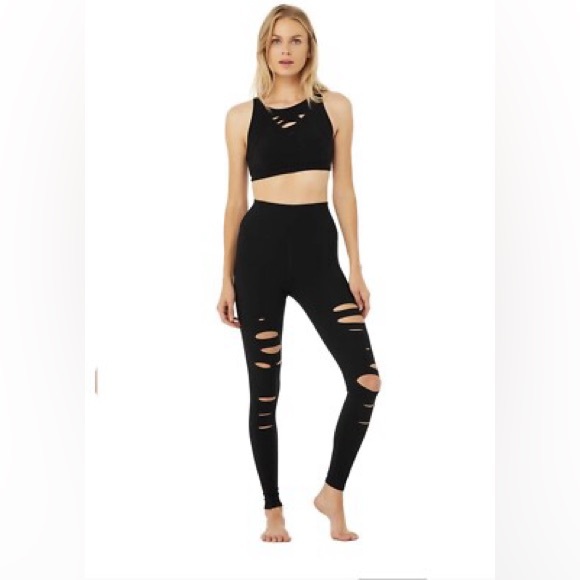 ALO Yoga Black Women´s Leggings Jumpsuit